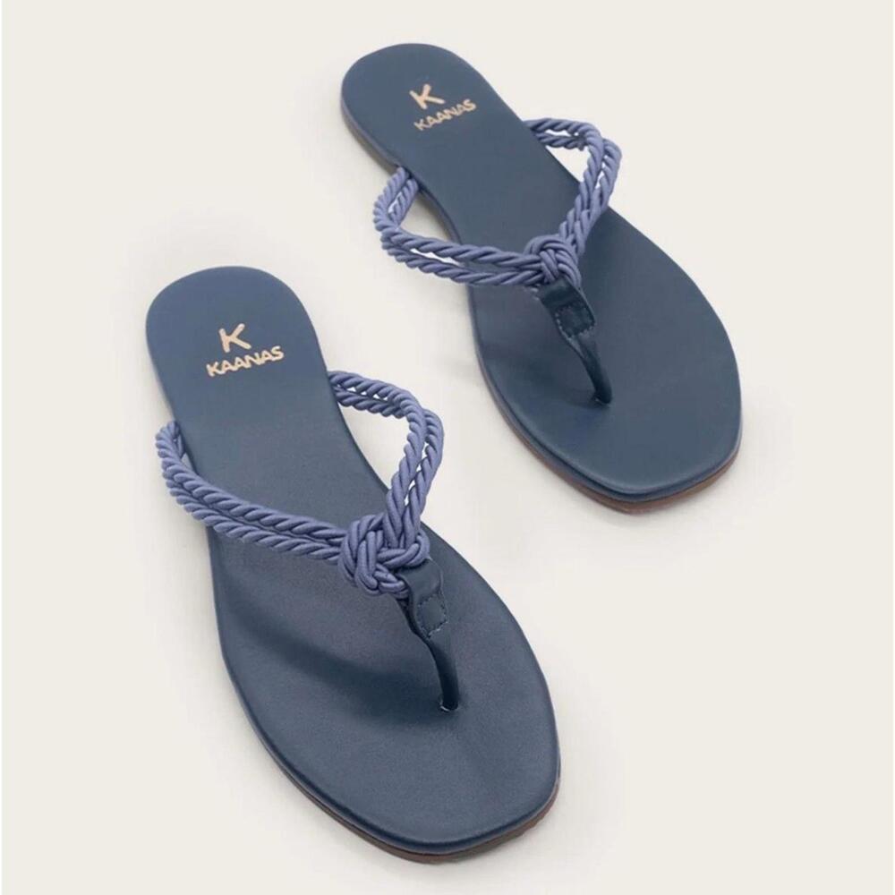 Kaanas Litbuan Corded Flip Flop Size 6 NIB
